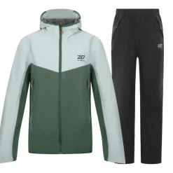 2117 of Sweden Jacks 2.5l regnsæt, junior, grøn/sort