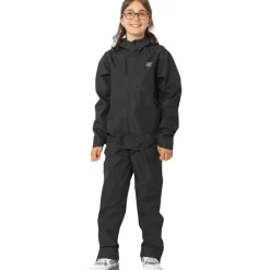 2117 of Sweden Jacks, regnjakke, junior, sort