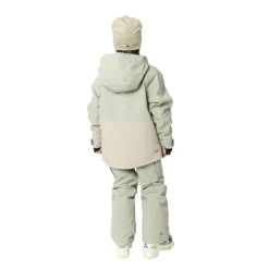 2117 of Sweden Kidden skijakke/skibukser sæt, junior, lysegrøn/beige