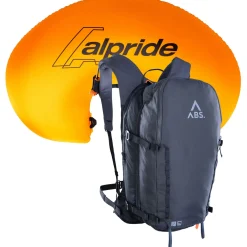 ABS A.Light E, 18L, lavinerygsæk, mørkegrå