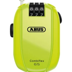 Abus Combiflex™ StopOver 65, wirelås, neon gul