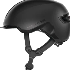 Abus Hud-Y, cykelhjelm, mat sort
