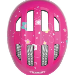 Abus Smiley 3.0, cykelhjelm, junior, pink butterfly