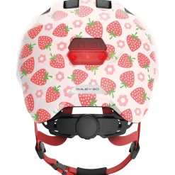 Abus Smiley 3.0 LED, cykelhjelm, junior, rose strawberry
