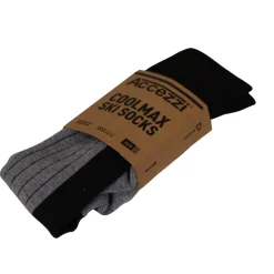 Accezzi Coolmax, skistrømper, sort