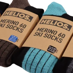 Accezzi Fodvarmer/Helios Merino One 60 sæt, unisex, lyseblå