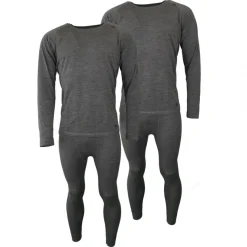Accezzi Merino, skiundertøj, herre, grå, 2 sæt