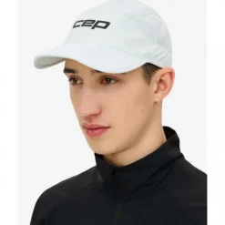 CEP Core Run Foldable Cap, løbekasket, hvid