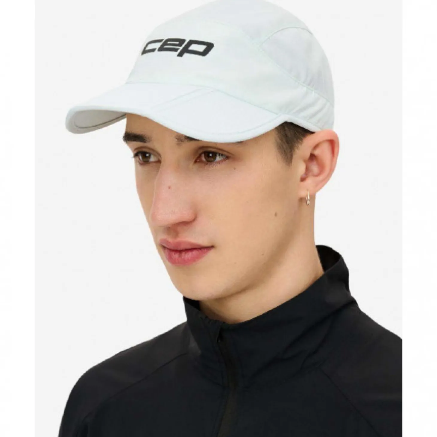 CEP Core Run Foldable Cap, løbekasket, hvid
