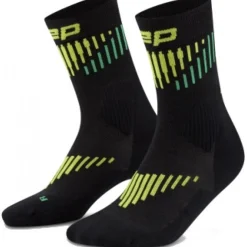 CEP Core Run Merino Socks Mid Cut 3.0, løbestrømper, dame, sort