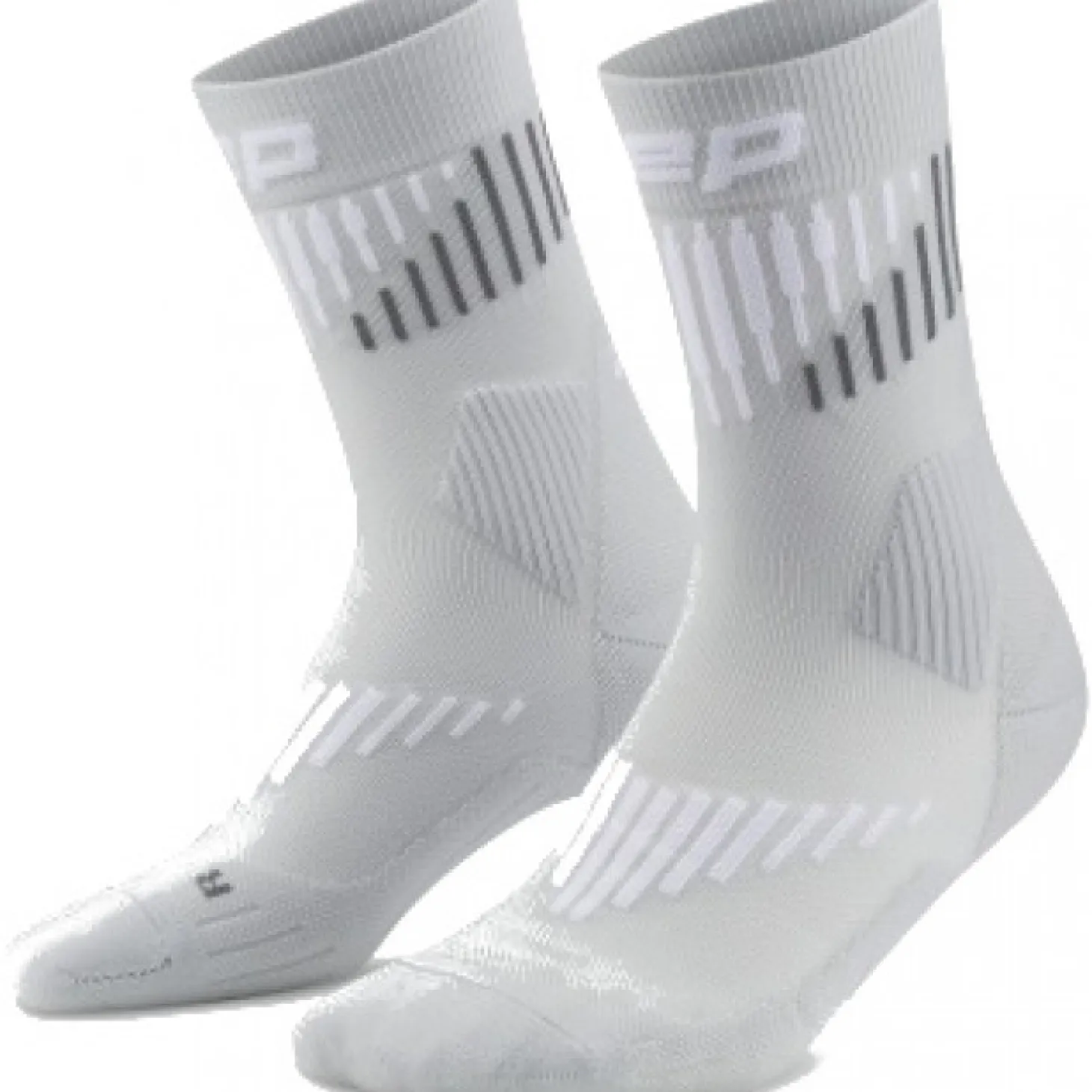 CEP Core Run Merino Socks Mid Cut 3.0, løbestrømper, dame, grå