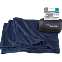 Cocoon Travel Blanket,180x140 cm, Rejsetæppe, navy