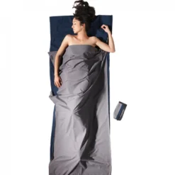 Cocoon Travelsheet,100% Cotton, Sovepose, tuareg/elephant grey