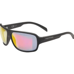Cratoni C-Ice NXT Photochromic Clear W/O Mirror, solbriller, sort