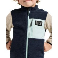 Didriksons Anten, fleecejakke, junior, mørkeblå