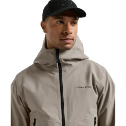 Didriksons Biak, regnjakke, herre, ash brown