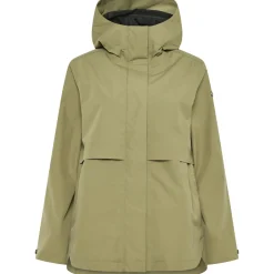 Didriksons Elsa, regnjakke, dame, olive green