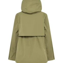 Didriksons Elsa, regnjakke, dame, olive green