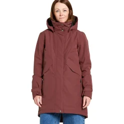 Didriksons Indra, parka, dame, rød