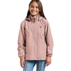 Didriksons Meliss, regnjakke, junior, lyserød