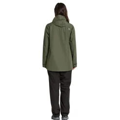 Didriksons Nordic, regnjakke, dame, mørkegrøn