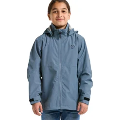 Didriksons Piko, regnjakke, junior, blå