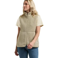 Didriksons Siv, fleecevest, dame, clay beige