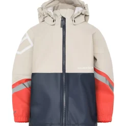 Didriksons Waterman, regnsæt, junior, beige/mørkeblå