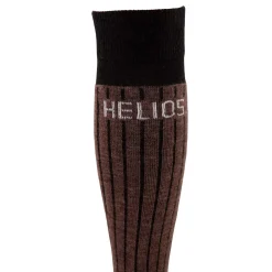Helios Merino One 60, skistrømper, 2 par, brun