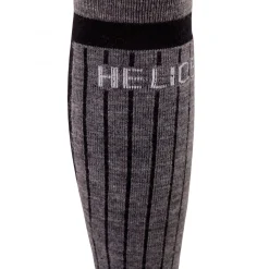 Helios Merino One 60, skistrømper, 2 par, sort