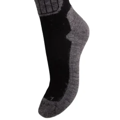 Helios Merino One 60, skistrømper, 2 par, sort