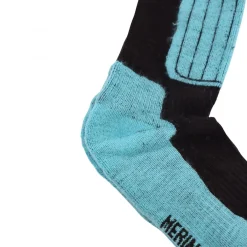Helios Merino One 60, skistrømper, 2 par, lyseblå