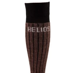 Helios Merino One 60, skistrømper, brun