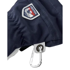 Hestra Army Leather Heli 3 finger skihandsker, mørkeblå