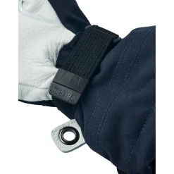 Hestra Army Leather Heli Ski, skihandsker, junior, navy