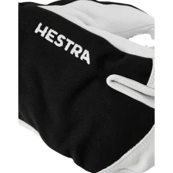Hestra Army Leather Heli 3-finger skihandsker, junior, sort