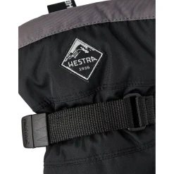 Hestra Gauntlet 3-finger skihandsker, junior, sort