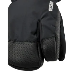 Hestra Gauntlet 3-finger skihandsker, junior, sort