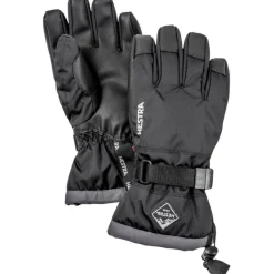 Hestra Gauntlet skihandsker, junior, sort