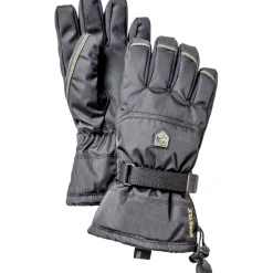 Hestra Gore-Tex Gauntlet skihandsker, junior, sort
