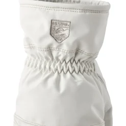 Hestra Primaloft Leather, skiluffer, dame, hvid