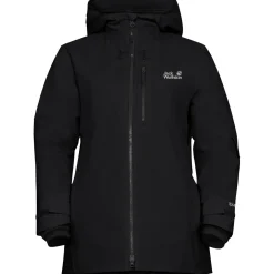 Jack Wolfskin Flowline 3in1, skijakke, dame, sort