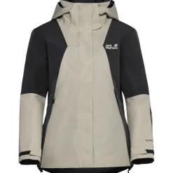 Jack Wolfskin Flowline 2L Ins, skijakke, dame, beige