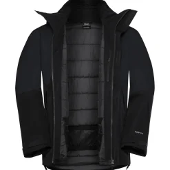 Jack Wolfskin Flowline 2L Ins, skijakke, herre, sort