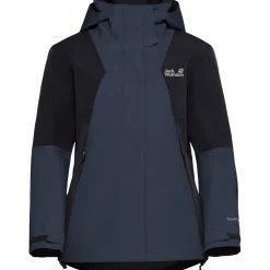 Jack Wolfskin Flowline 2L Ins, skijakke, dame, mørkeblå