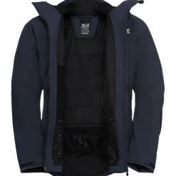 Jack Wolfskin Flowline Pro 2L Ins, skijakke, herre, mørkeblå