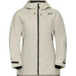 Jack Wolfskin Flowline Pro 2L Ins, skijakke, dame, beige