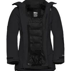 Jack Wolfskin Flowline Pro 2L Ins sæt, dame, sort