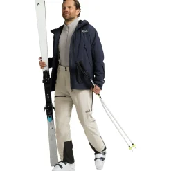 Jack Wolfskin Flowline Pro 2L Ins, skibukser, herre, beige