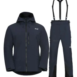 Jack Wolfskin Flowline Pro 2L Ins skisæt, herre, mørkeblå